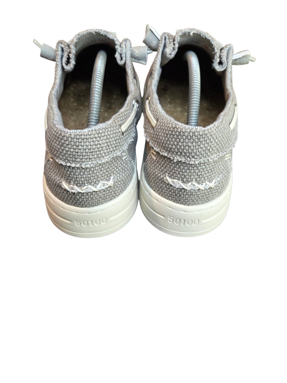 Woz James Bold Taupe Men’s Boat Shoes - Picture 6 of 14
